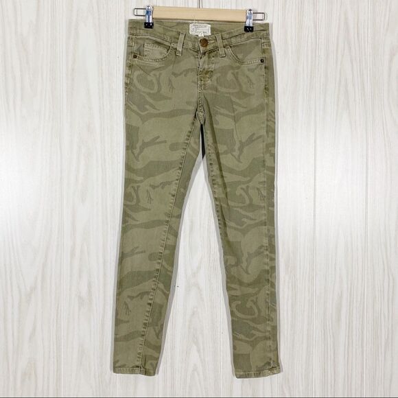Current/Elliott Denim - Current / Elliott | The Stiletto Camo Print Skinny Jeans Size 24 / 0